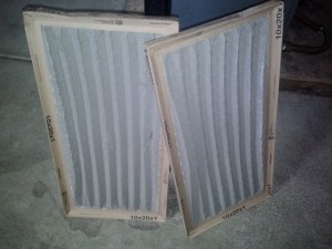 clogged residential filters