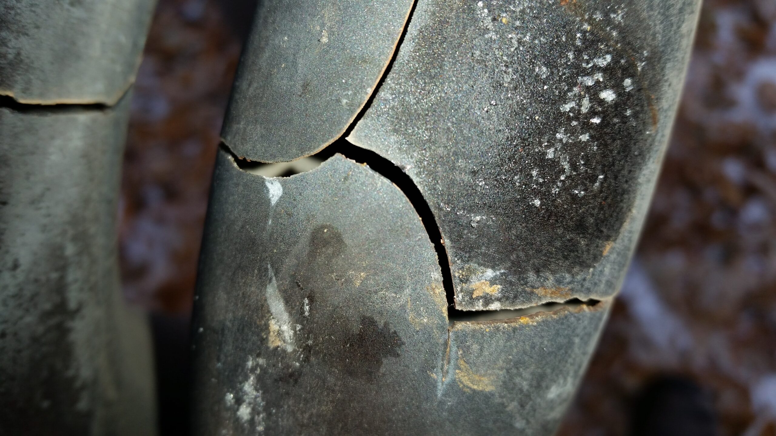 cracked heat exchanger